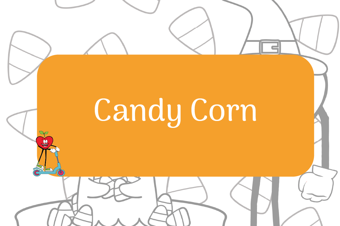 Candy Corn Happy Apple Riding Scooter