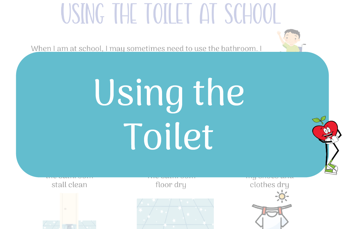 Using the Toilet Social Story Happy Apple Leaning