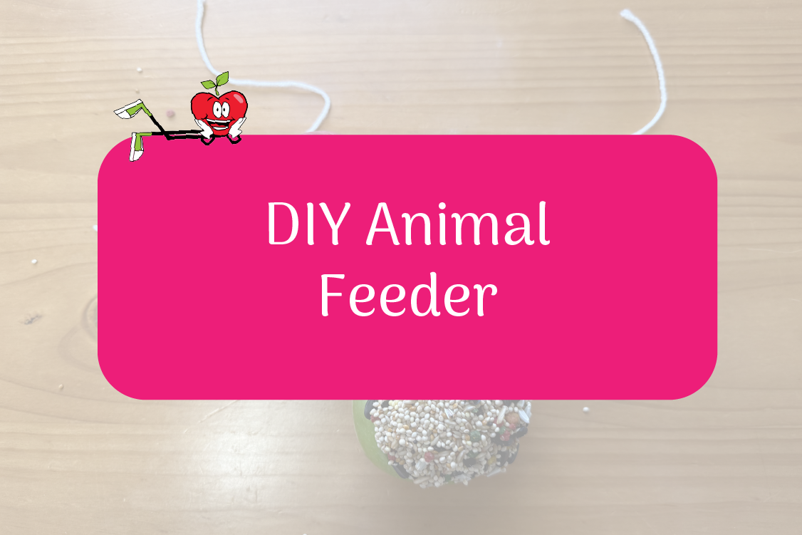 DIY Animal Feeder Happy Apple 