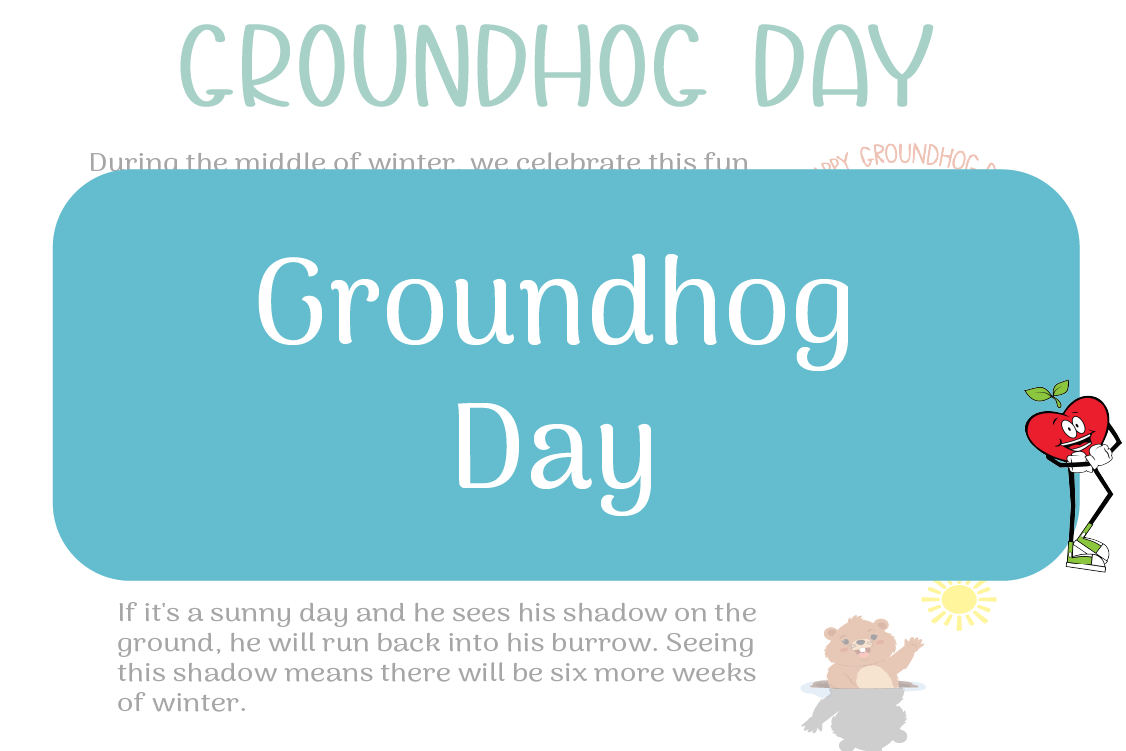 Groundhog Day Social Story Happy Apple