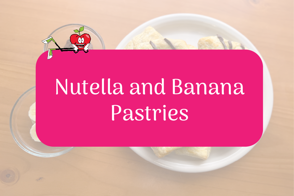 Nutella and Banana Pastries Happy Apple Laying Down