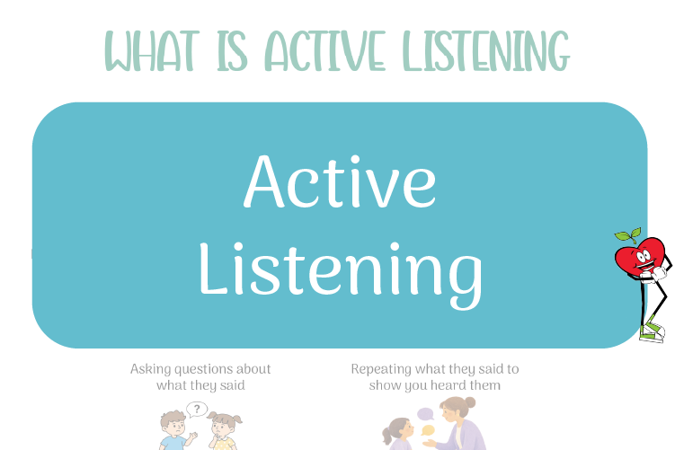 WHAT IS ACTIVE LISTENING When someone is speaking to us, and we want to show them we are paying attention, we use active listening. Active listening is when we give our full attention to the person speaking, ensuring we understand what they are saying so we can participate in the conversation. Ways I can show I am actively listening include: Facing my body toward the speaker Nodding my head in understanding Letting the speaker finish what they are saying Asking questions about what they said Repeating what they said to show you heard them It's okay if I don't understand what they are talking about right away! If I don't understand something they said, I can ask or sign, "What did you mean by that?" Asking for more information helps me better understand and shows the person speaking that I am actively listening. Places I can use active listening include: At home with my family In school with friends or teachers At the doctor's office with my nurse or doctor Active listening can take some practice, but by asking questions and showing the speaker I am engaged with what they are saying, I can become a great active listener!