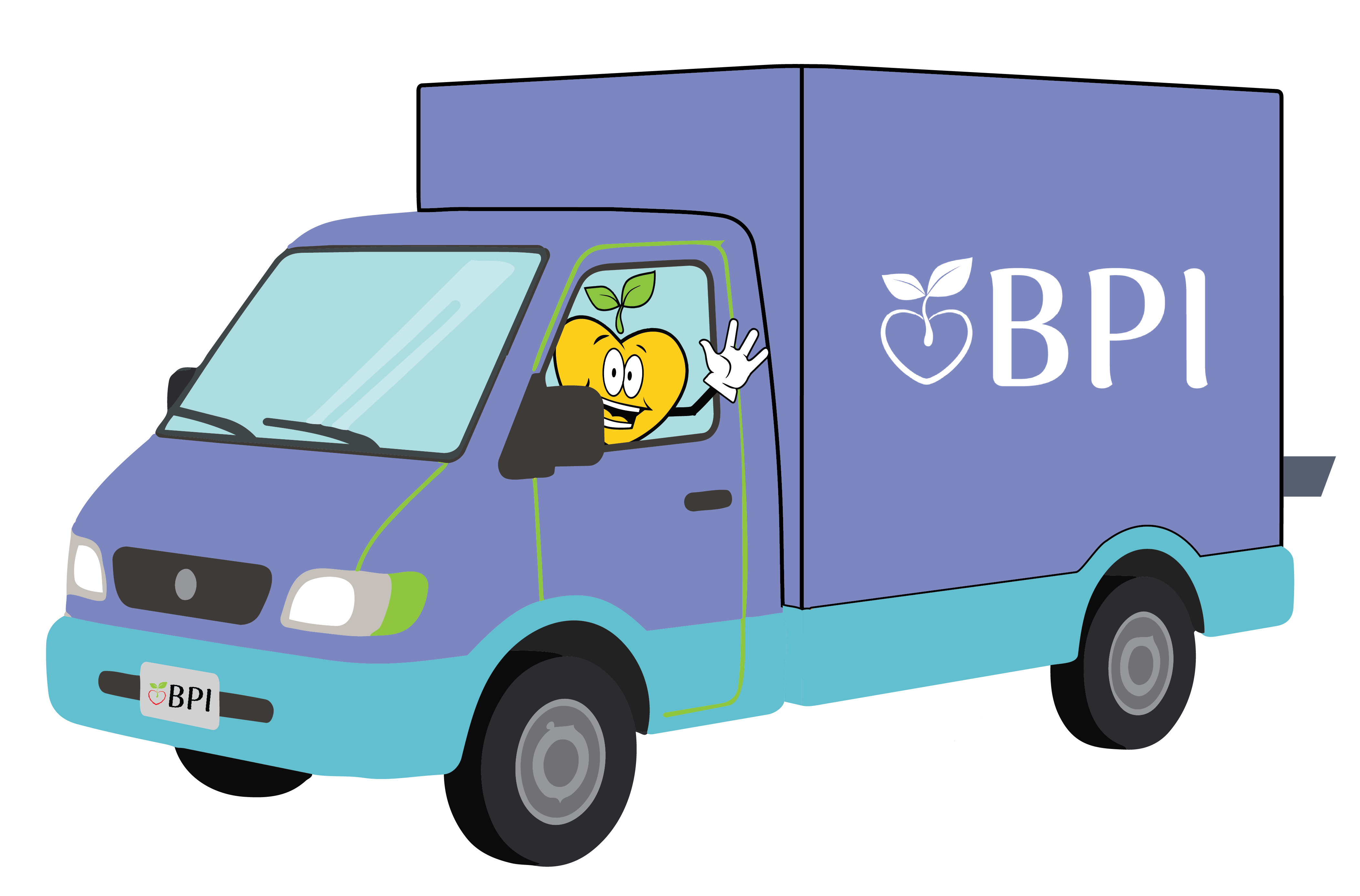 Danville Happy Apple in Truck