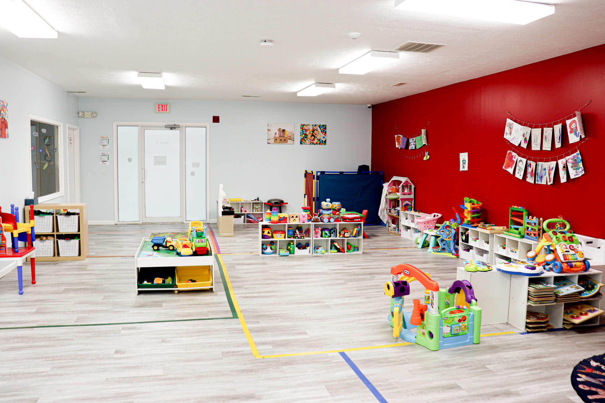 Clinic space at Springfield ABA therapy clinic