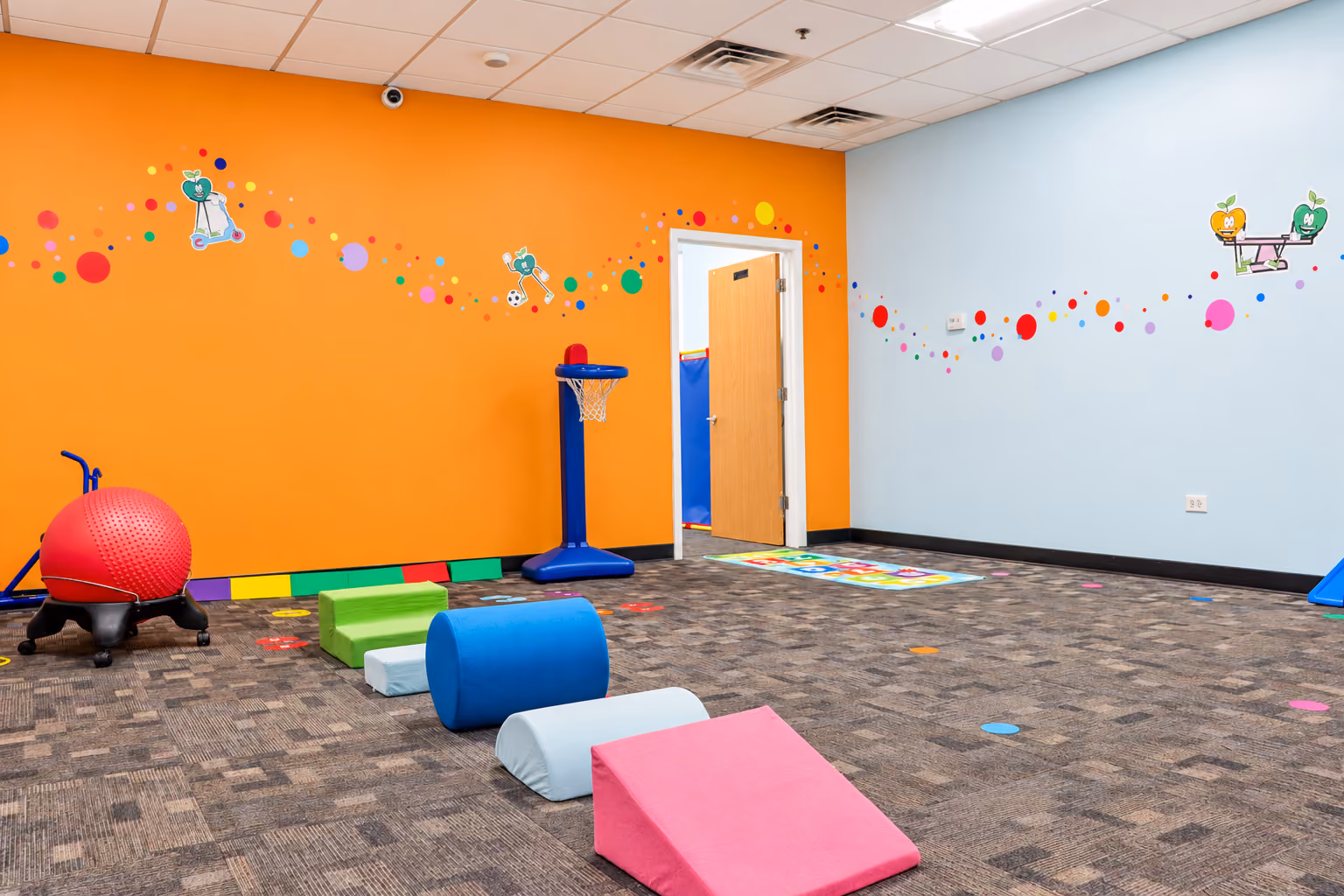 BPI's Aurora Clinic Gross Motor Room