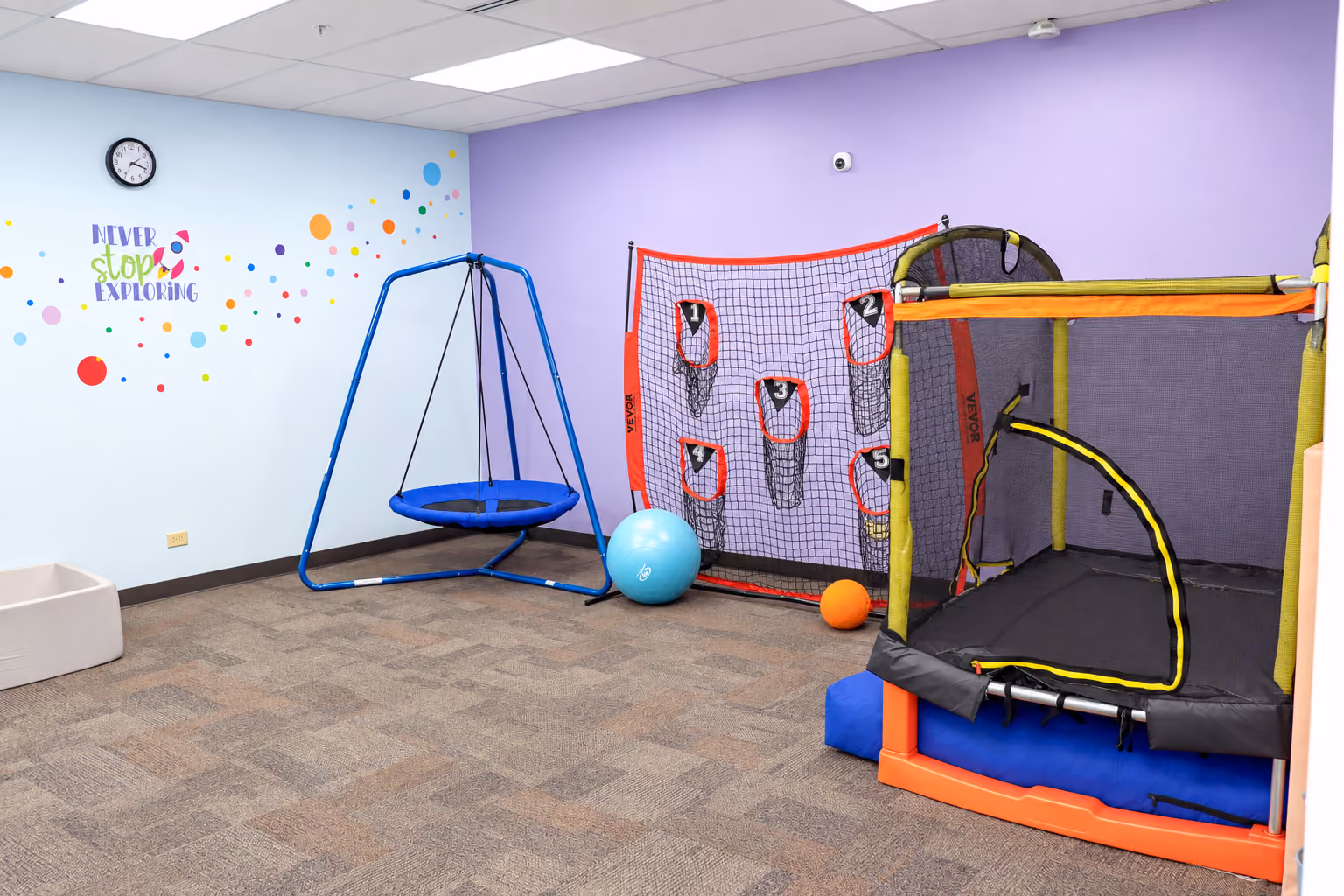 BPI's Crystal Lake Clinic Gross Motor Room