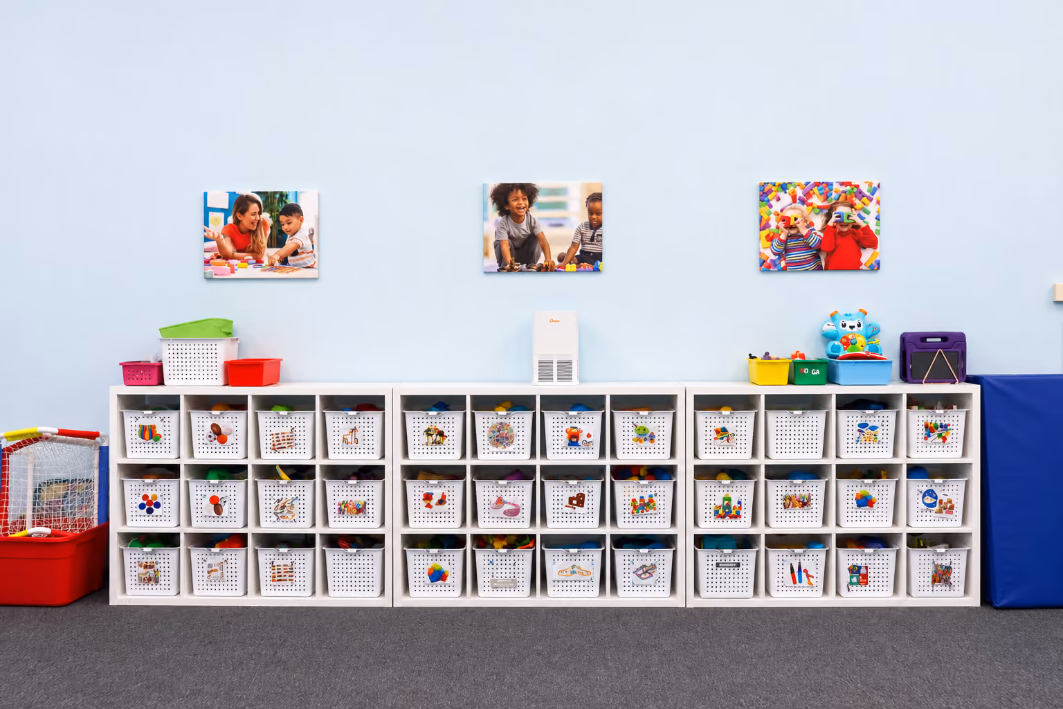 BPI's Oswego Clinic Toy Wall

