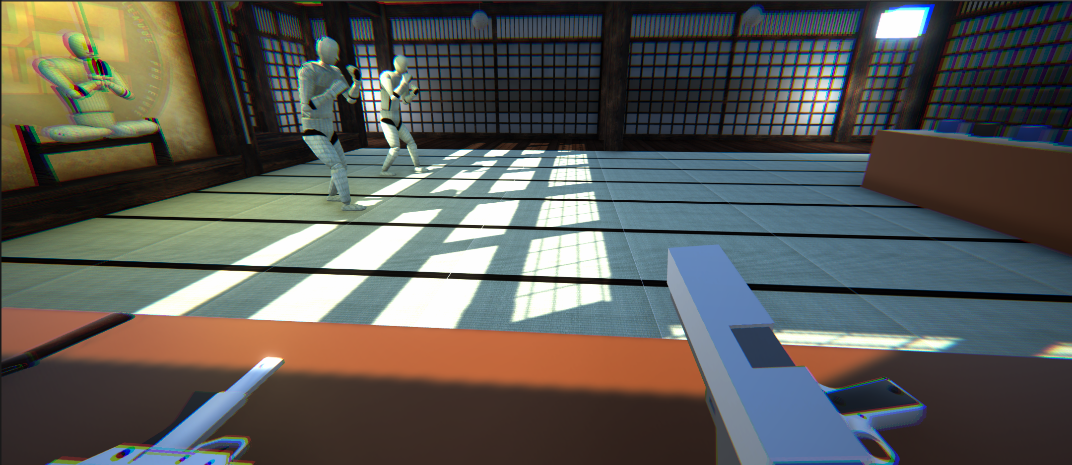 A mockup of a project