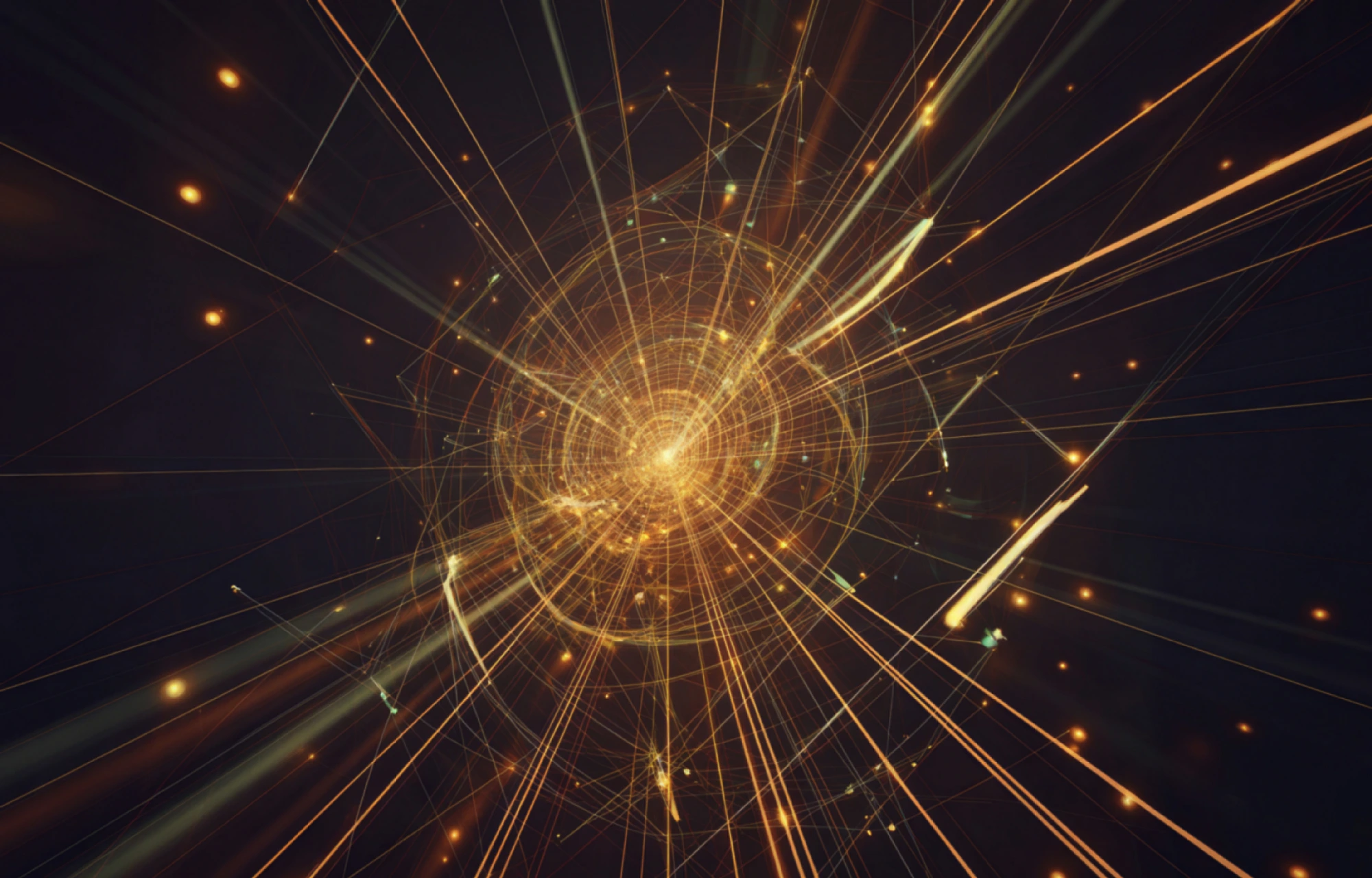 Abstract neural network representing artificial intelligence seo