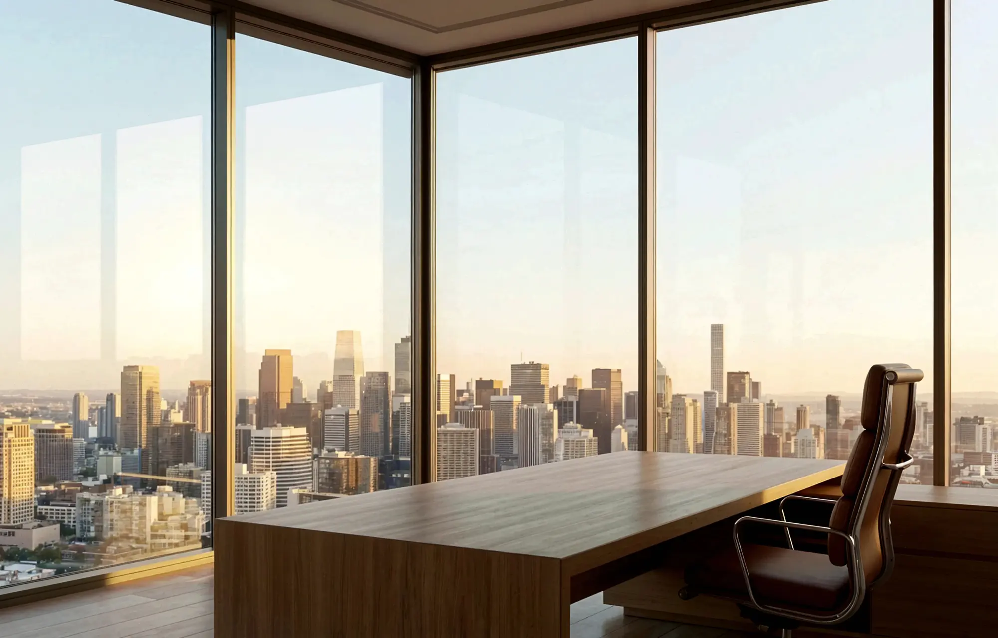 Executive office view representing buyer journey analytics australia
