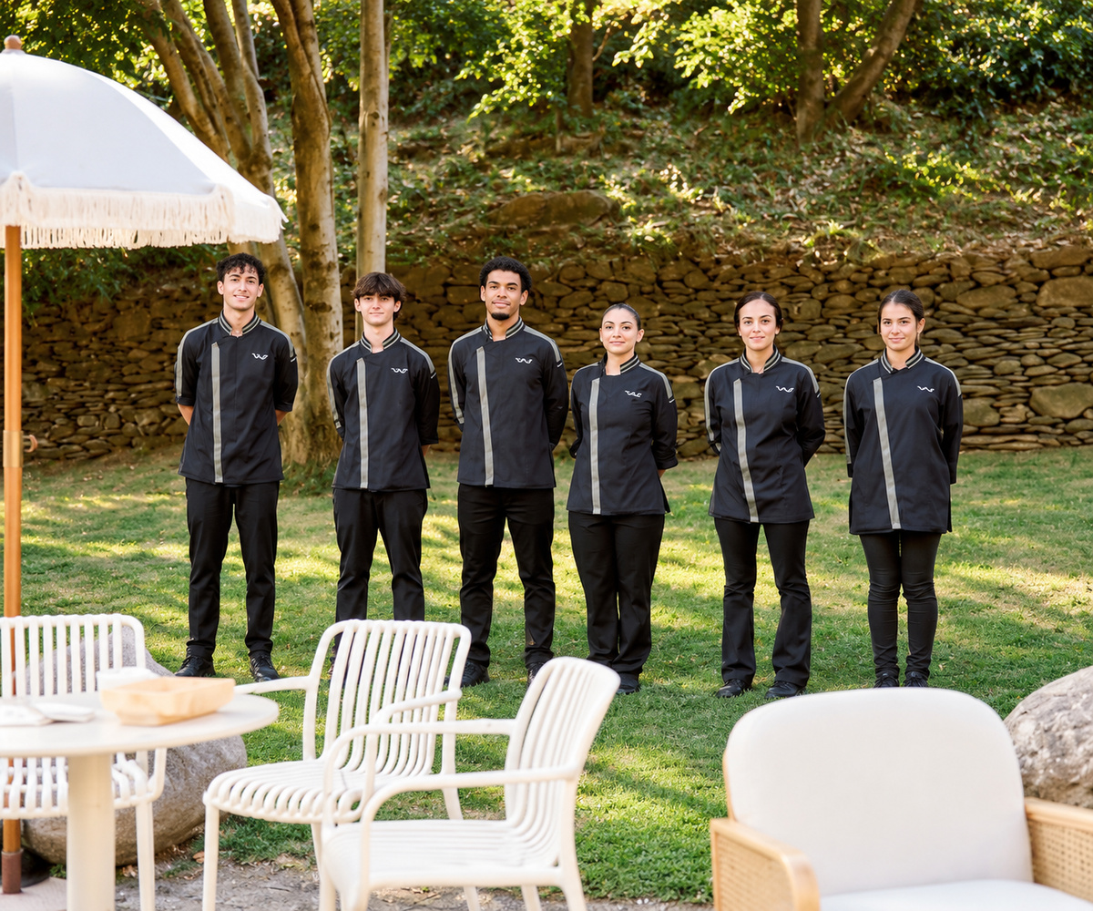 Equipo de Waitser durante un evento