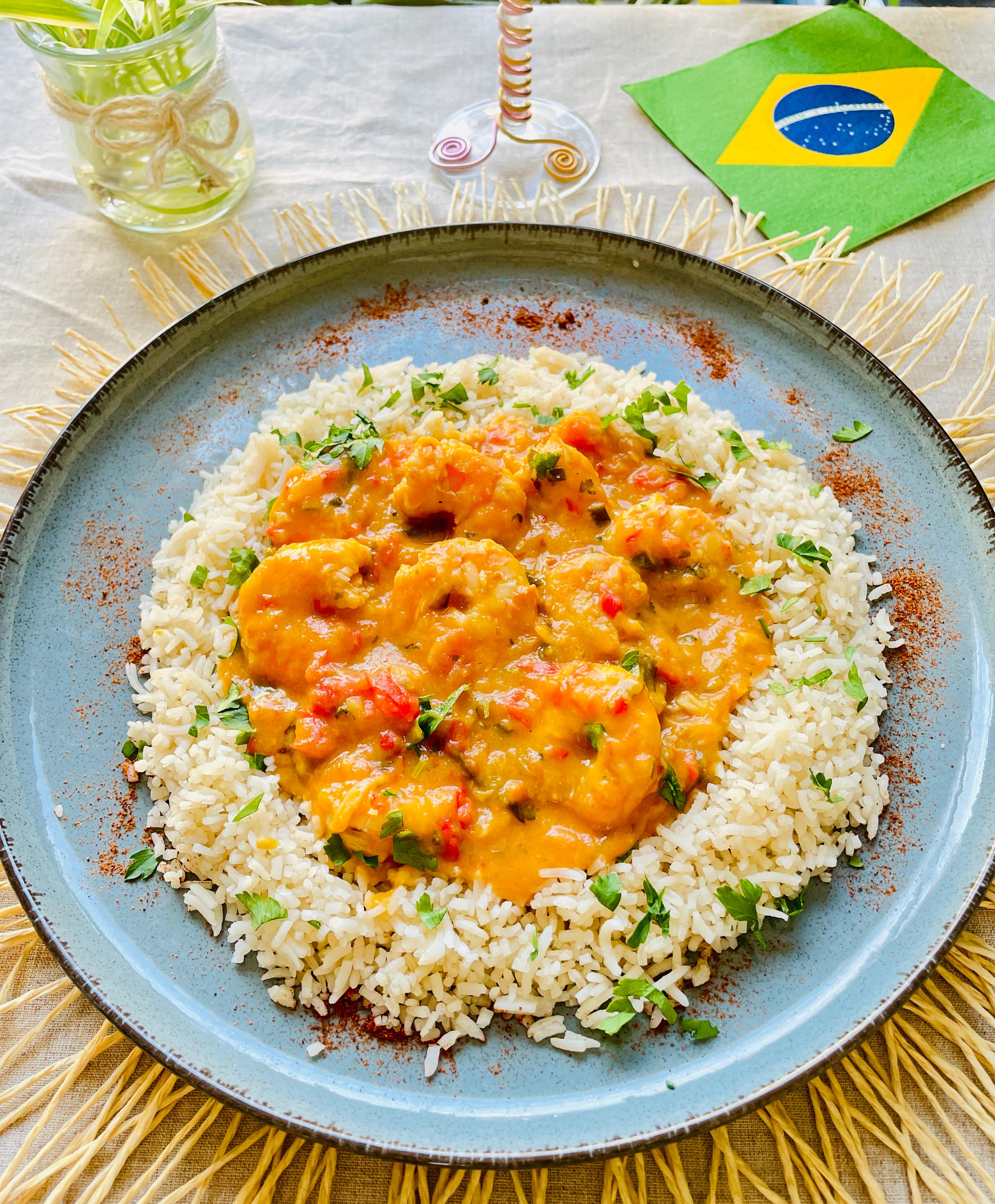 O'pario Bobó de camarão traiteur brésilien val d'Oise