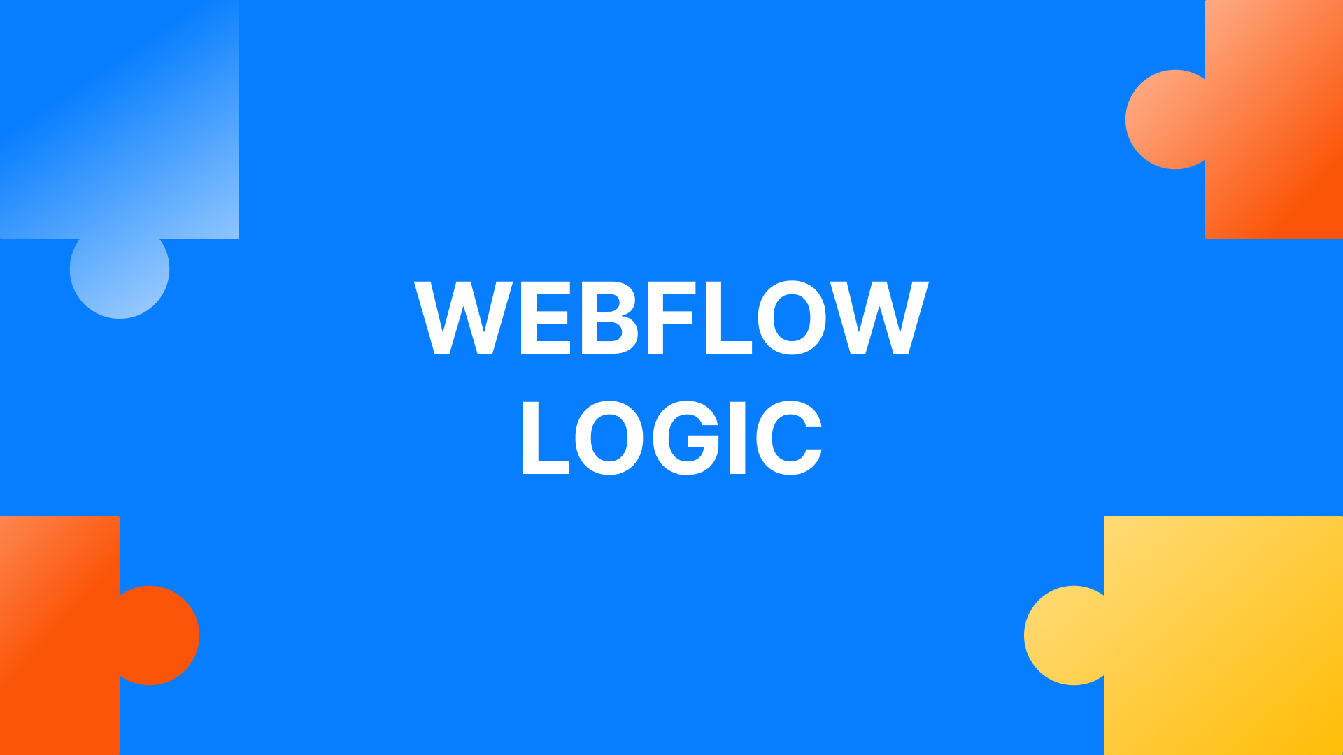 Ankündigung der neuen Webflow Funktion: Webflow Logic.