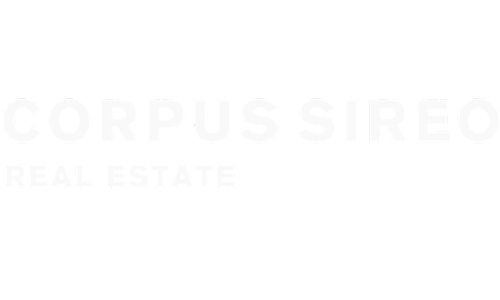 CORPUS SIREO Logo – Schriftzug ‚CORPUS SIREO‘ in seriöser, moderner Gestaltung