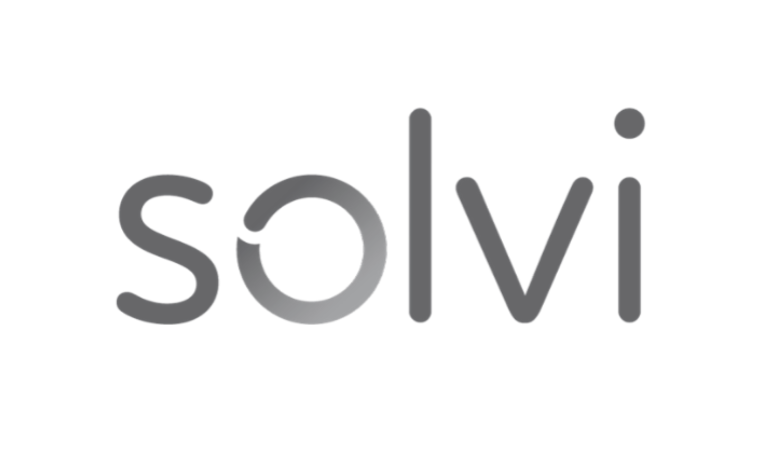 solvi Logo – moderner Schriftzug „solvi“ in schlichter, professioneller Gestaltung