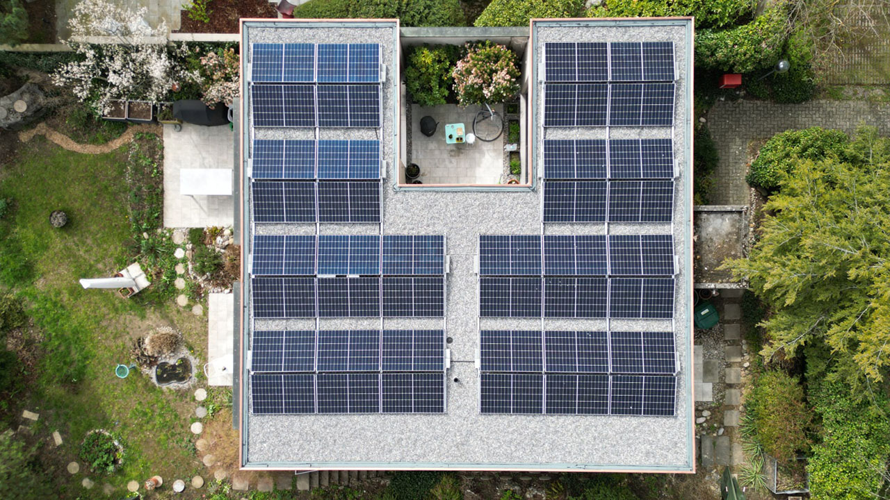 Flachdach-Anlage in Surbekquartier in Bern