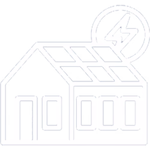 Haus mit Solaranlage Icon
