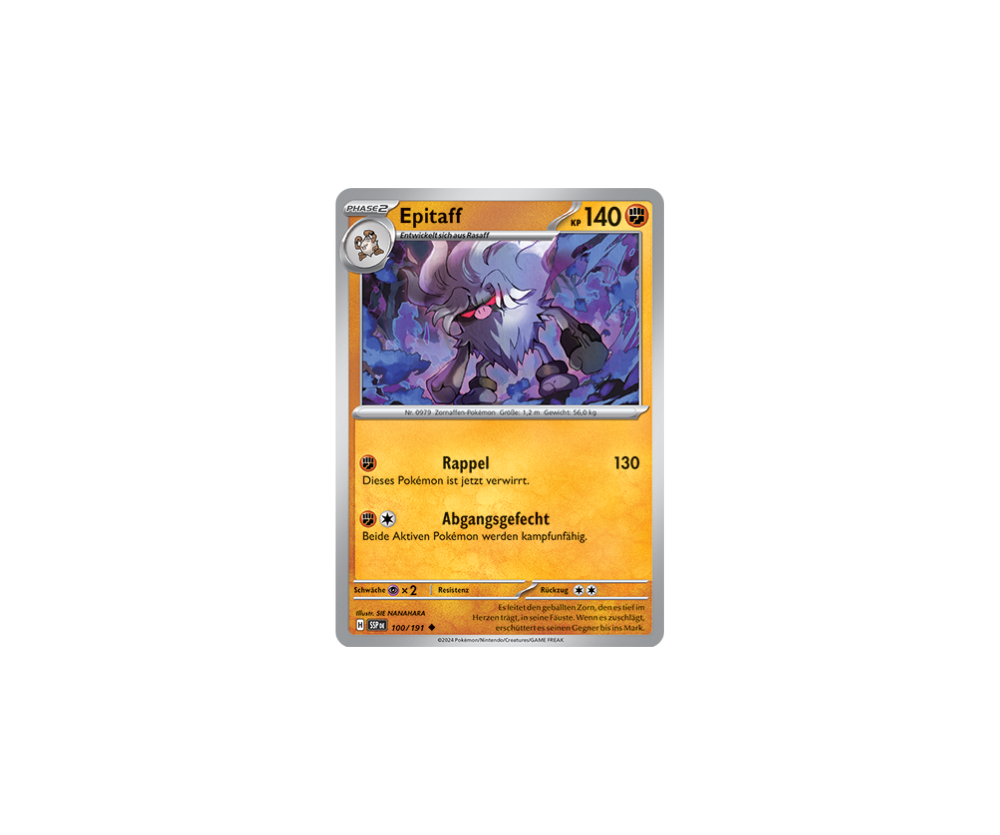 Pokemon - Stürmische Funken - Epitaff 100/191 (DEUTSCH)                                                         