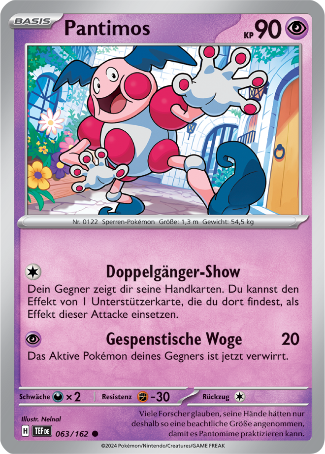 Pokemon - Gewalten der Zeit - Pantimos 063/162   (DEUTSCH)                                          