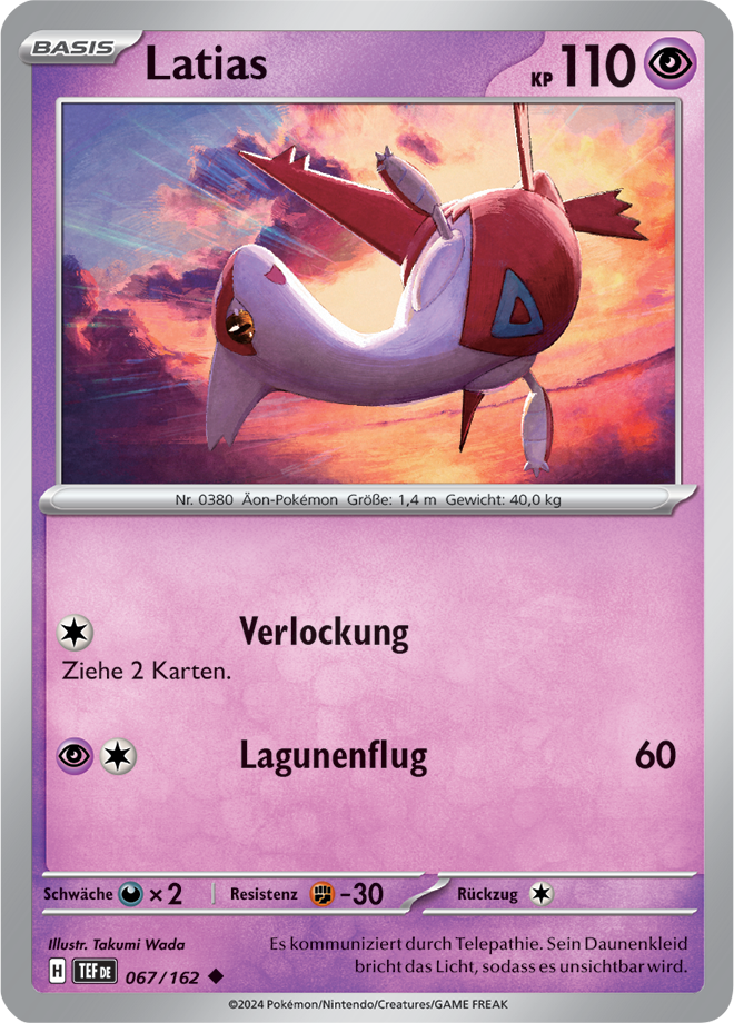 Pokemon - Gewalten der Zeit - Latias 067/162   (DEUTSCH)                                             