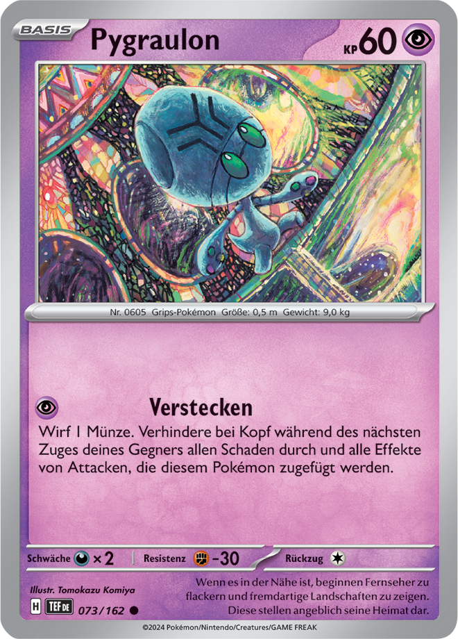 Pokemon - Gewalten der Zeit - Pygraulon 073/162   (DEUTSCH)                                                  