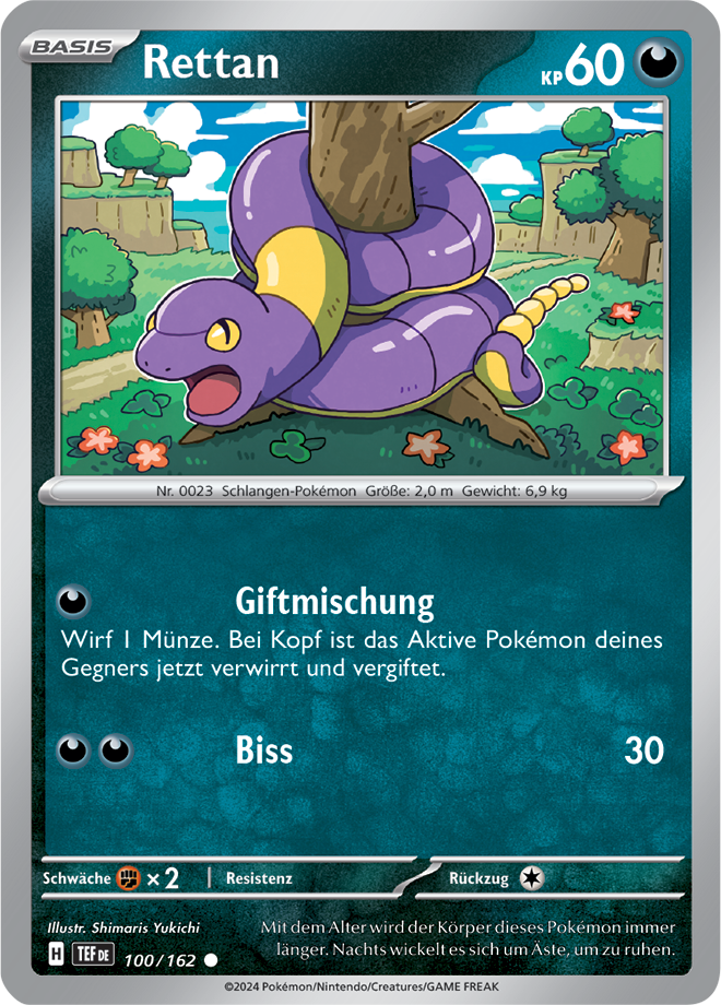 Pokemon - Gewalten der Zeit - Rettan 100/162  (DEUTSCH)                                                                          