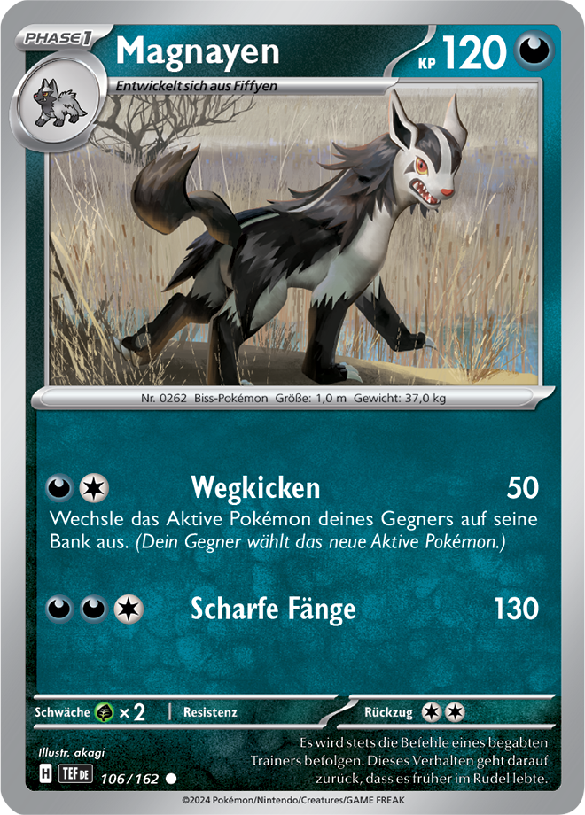 Pokemon - Gewalten der Zeit - Magnayen 106/162  (DEUTSCH)                                                                        
