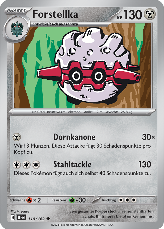Pokemon - Gewalten der Zeit - Forstellka 110/162  (DEUTSCH)                                                                           