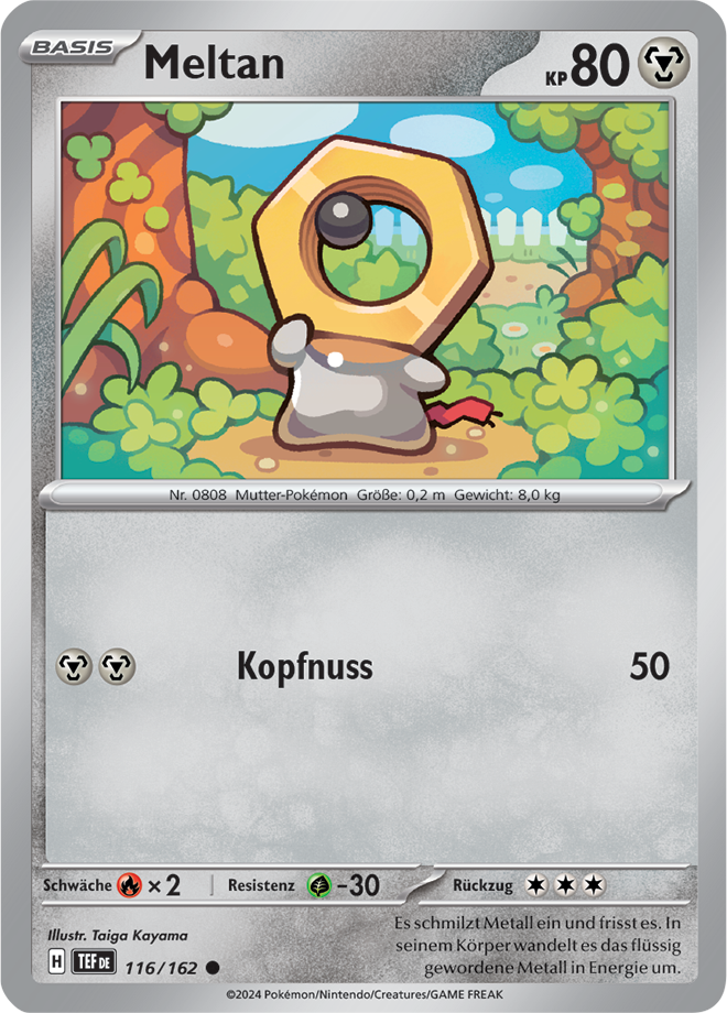 Pokemon - Gewalten der Zeit - Meltan 116/162  (DEUTSCH)                                                                                