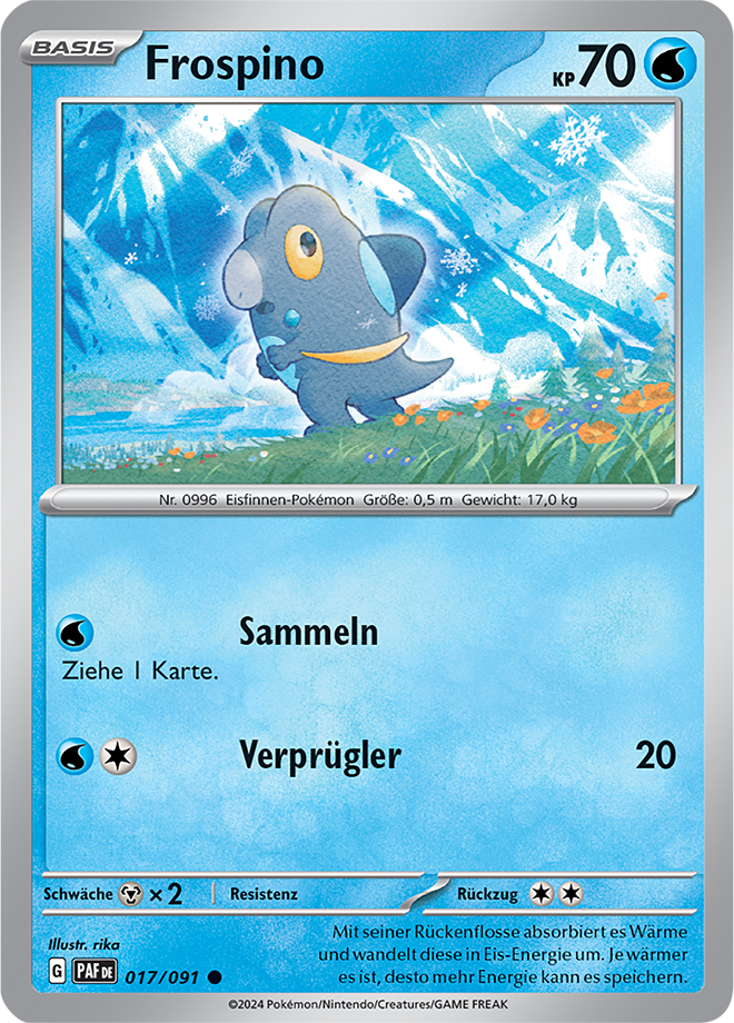 Pokemon - Paldeas Schicksale - Frospino 017/091  (DEUTSCH)       