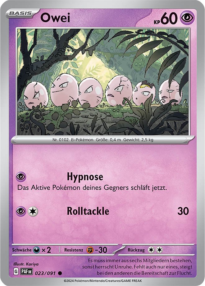 Pokemon - Paldeas Schicksale - Owei 023/091  (DEUTSCH)   