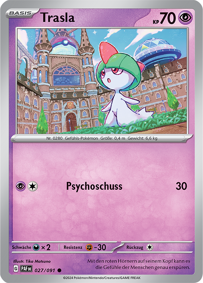 Pokemon - Paldeas Schicksale - Trasla 027/091 (DEUTSCH)    