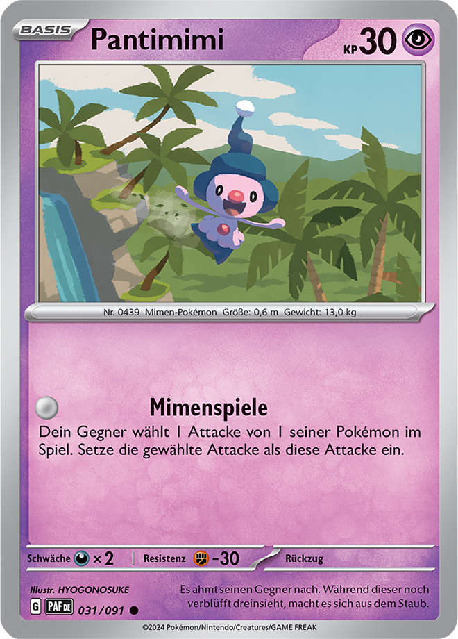 Pokemon - Paldeas Schicksale - Pantimimi 031/091 (DEUTSCH)     