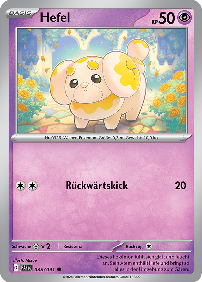 Pokemon - Paldeas Schicksale - Hefel 038/091  (DEUTSCH)         