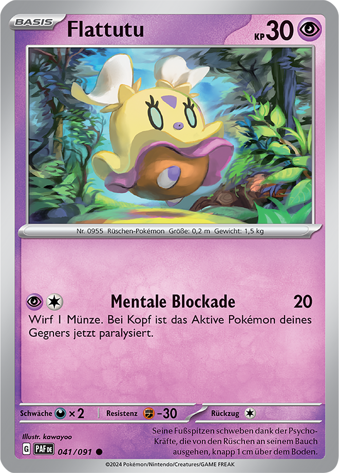Pokemon - Paldeas Schicksale - Flattutu 041/091 (DEUTSCH)  