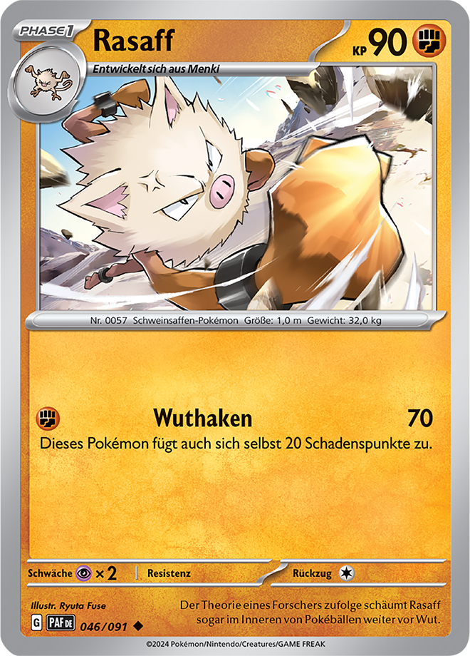 Pokemon - Paldeas Schicksale - Rasaff 046/091 (DEUTSCH)  