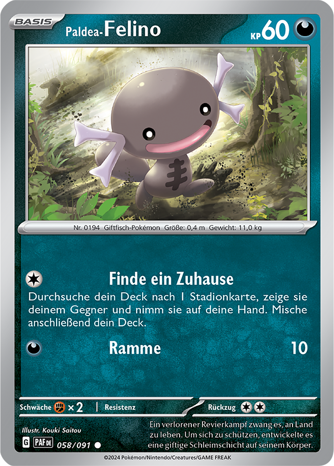 Pokemon - Paldeas Schicksale - Paldea-Felino 058/091 (DEUTSCH) 