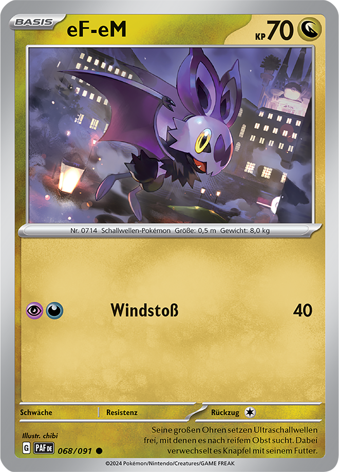 Pokemon - Paldeas Schicksale - eF-eM 068/091 (DEUTSCH)  