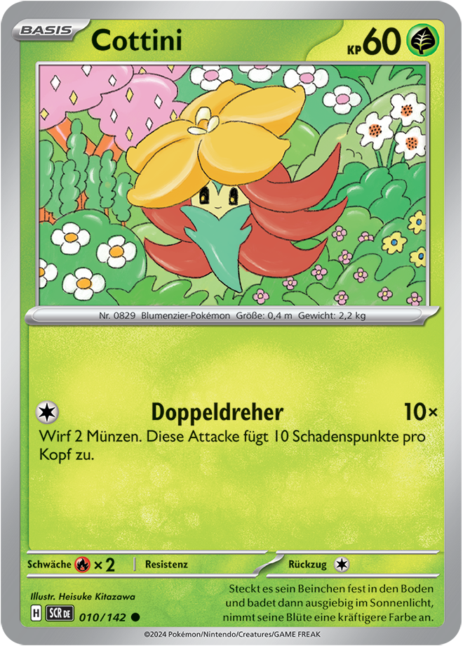 Pokemon - Stellarkrone  - Cottini 010/142 (DEUTSCH)                         