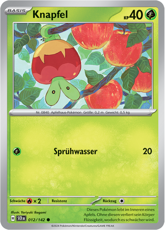 Pokemon - Stellarkrone  - Knapfel 012/142 (DEUTSCH)                         