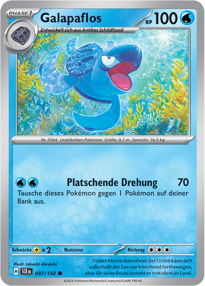 Pokemon - Stellarkrone  - Karippas 038/142 Holo (DEUTSCH)                                