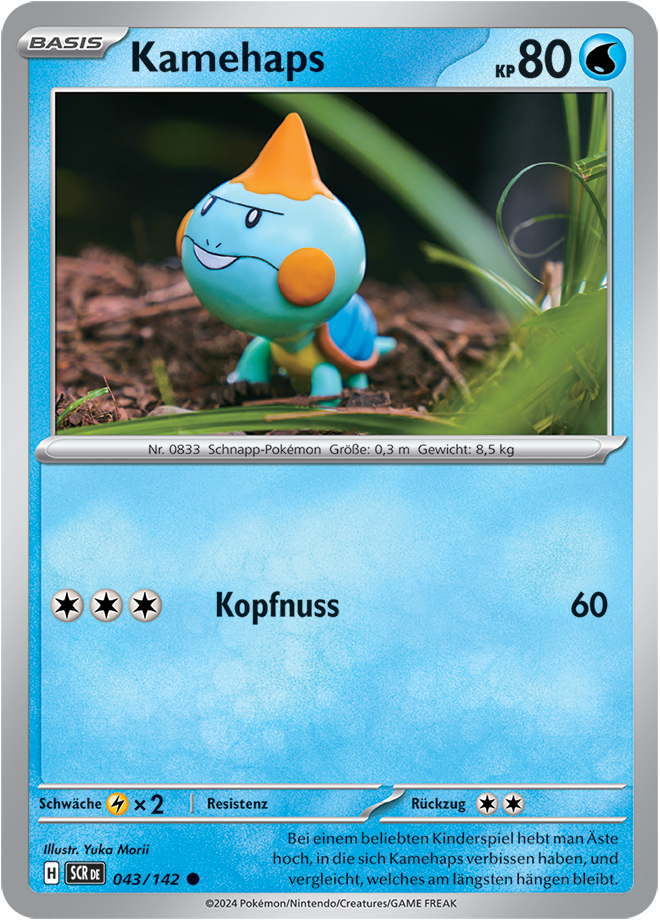 Pokemon - Stellarkrone  - Kamehaps 043/142 (DEUTSCH)                                 