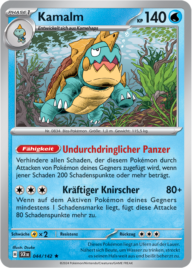 Pokemon - Stellarkrone  - Kamalm 044/142 Holo (DEUTSCH)                                  