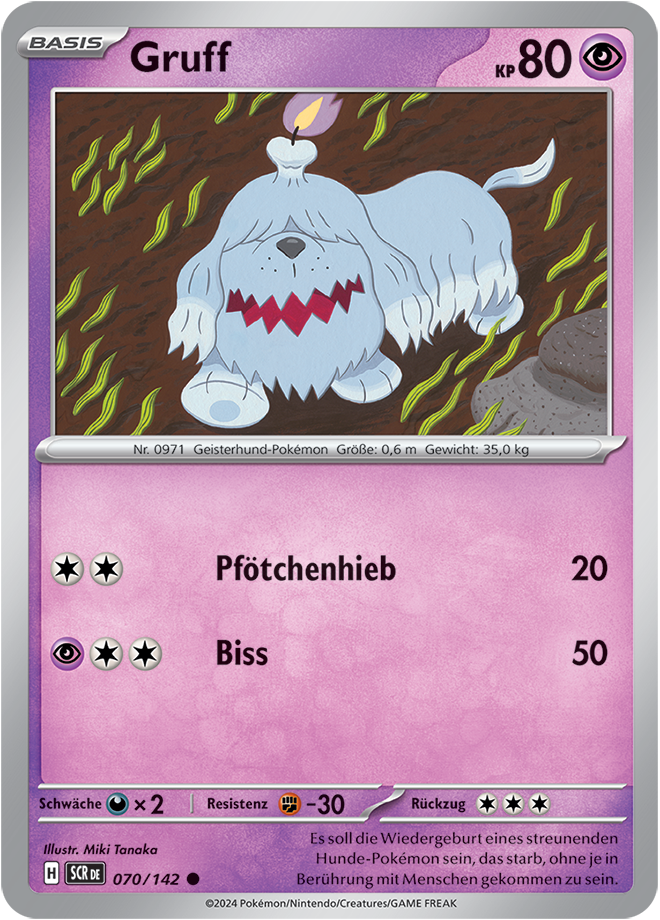 Pokemon - Stellarkrone  - Gruff 070/142 (DEUTSCH)                                      
