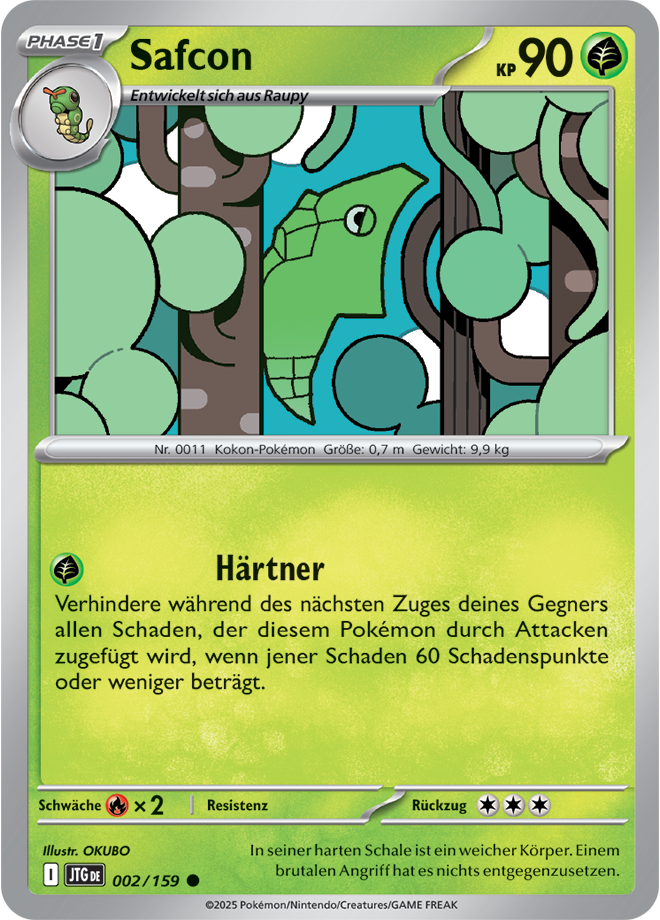 Pokemon - Reisegefährten  - Safcon  002/159 (DEUTSCH)                                        