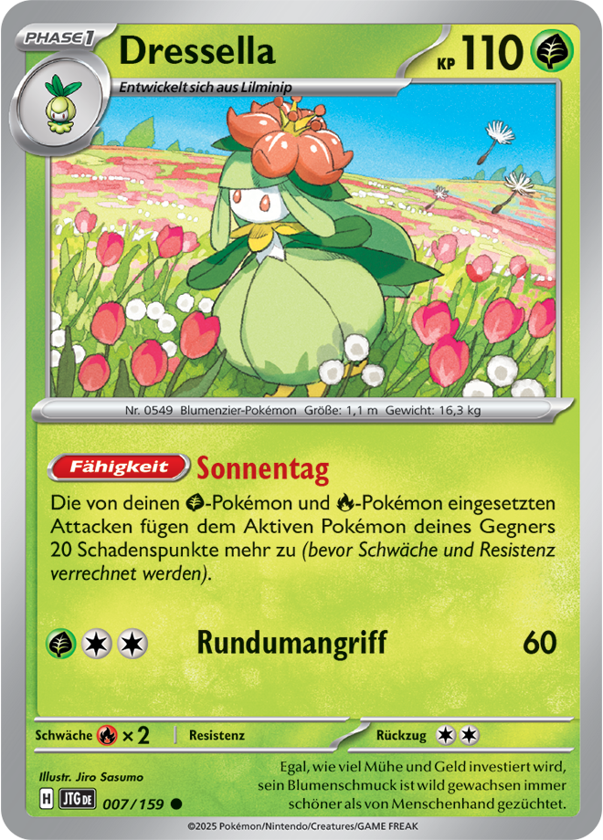 Pokemon - Reisegefährten  - Dressella  007/159 (DEUTSCH)                                            