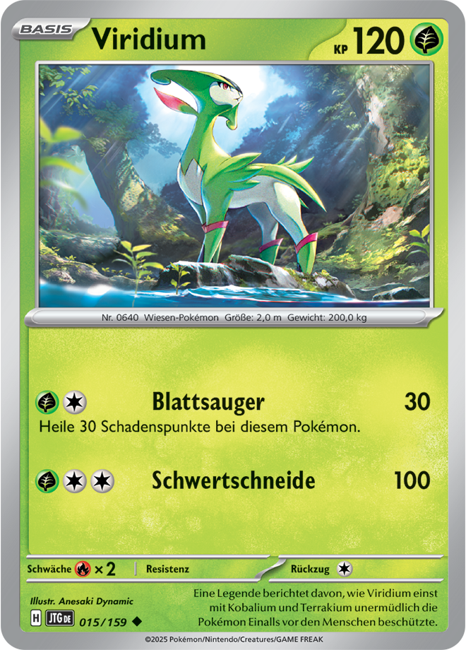 Pokemon - Reisegefährten  - Viridium  015/159 (DEUTSCH)                                                 
