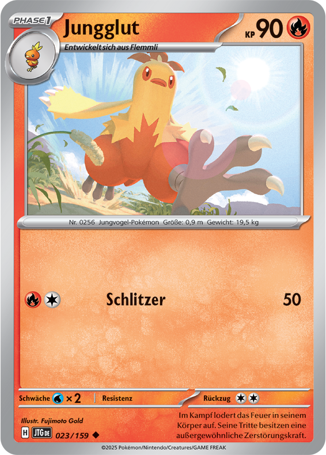 Pokemon - Reisegefährten  - Jungglut  023/159 (DEUTSCH)                                                