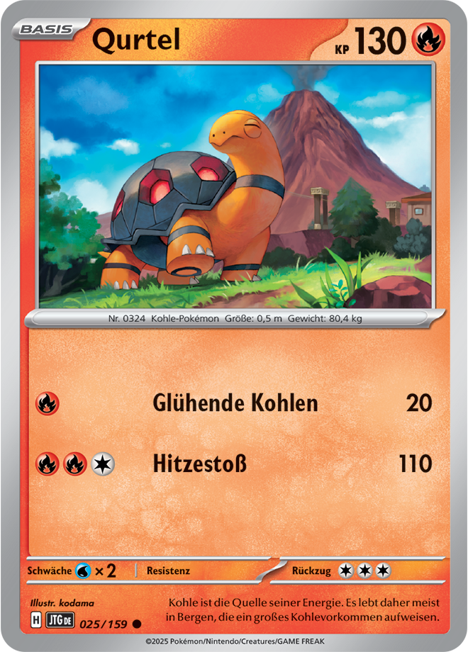 Pokemon - Reisegefährten  - Qurtel  025/159 (DEUTSCH)                                                 