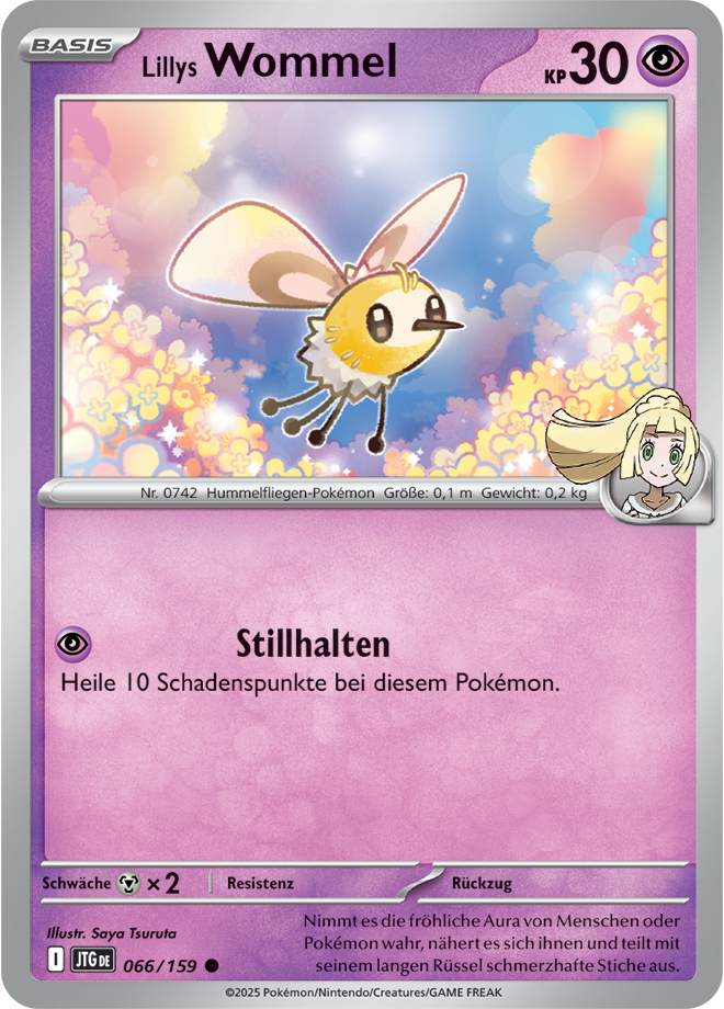 Pokemon - Reisegefährten  -Lillys Wommel 066/159 (DEUTSCH)          